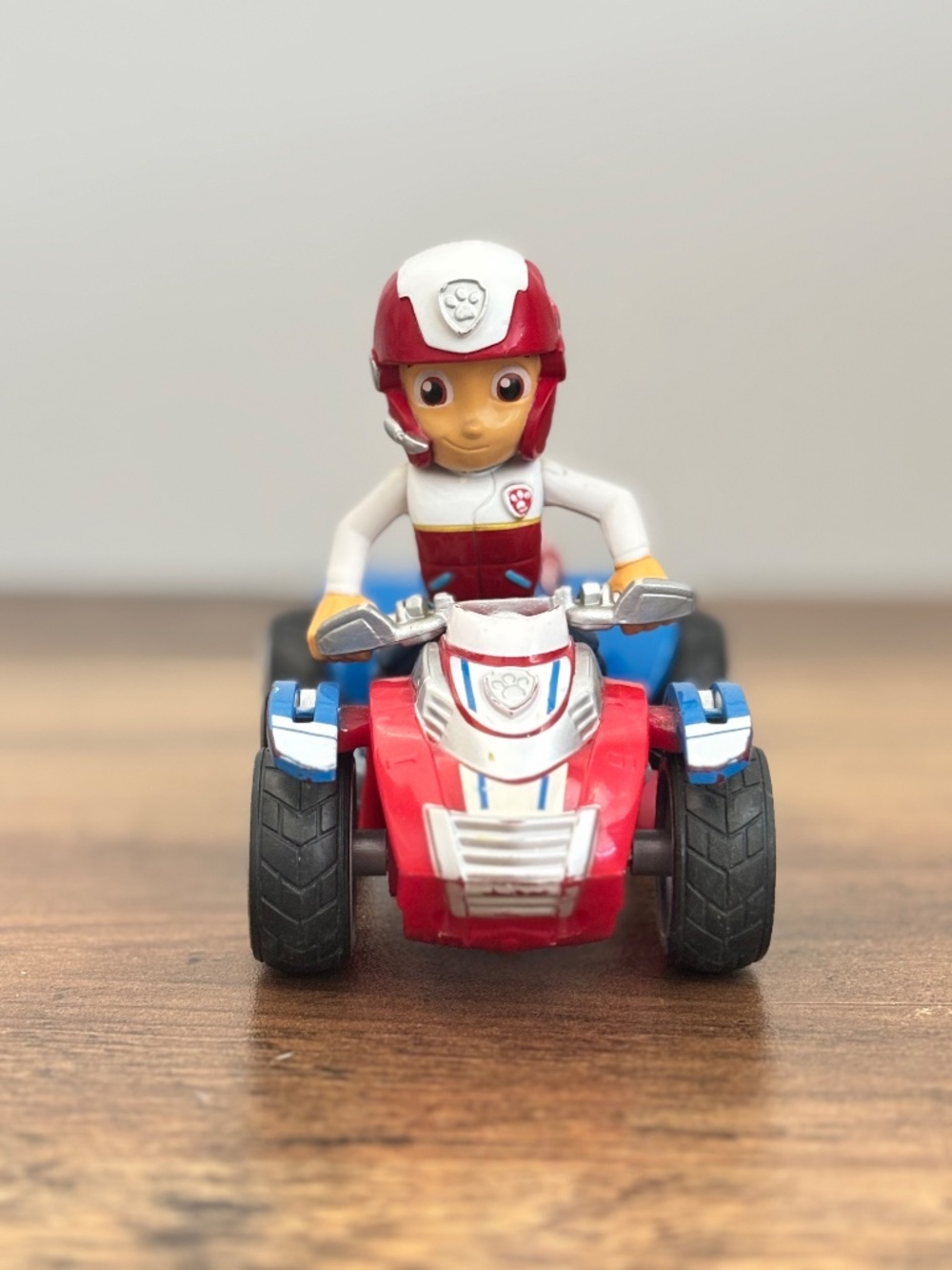 Paw Patrol Ryder Red Blue Rescue ATV Vehicle & Action Figure Toy Set Cake Topper